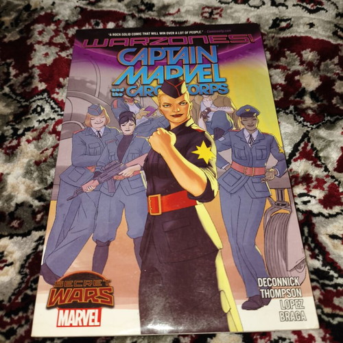 Warzone Captain Marvel and the Carol Corps comic book used