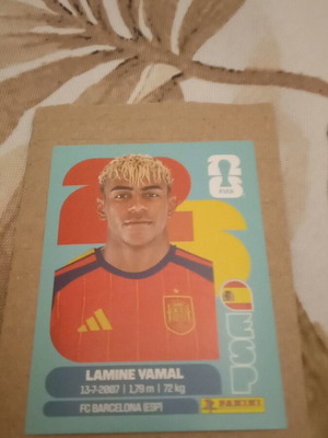 Lamine Yamal Panini αυτοκόλλητο FIFA Παγκόσμιο Κύπελλο 2026