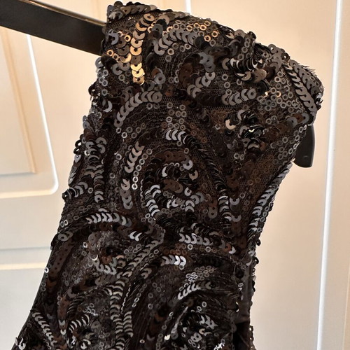 Evening dress, black, size medium