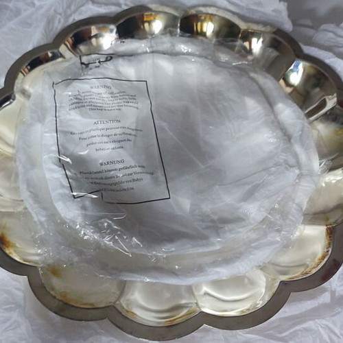 Three-Tier Silver Serving Fountain like new