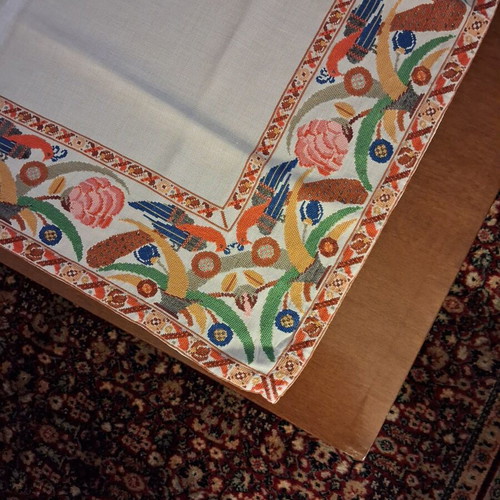 Handmade Tablecloth Like New, Fine Italian Itamina 68×68 cm