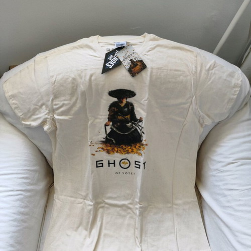 Ghost Of Yotei T-shirt size Large new, black