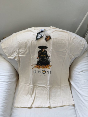 Ghost Of Yotei T-shirt size Large new, black