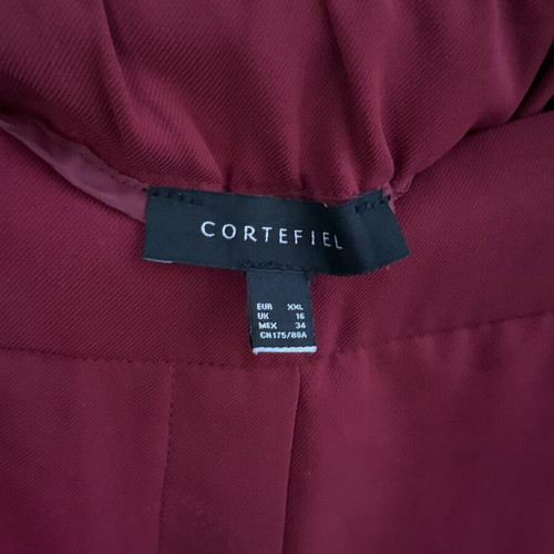 Cortefiel fabric pants XXL, like new, burgundy