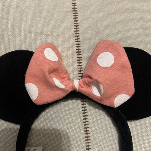 Minnie Mouse Kids Headband like new, Marks & Spencer, black and pink polka dots