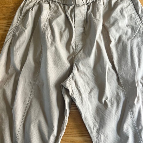 COS oversized men's beige cotton pants, size L