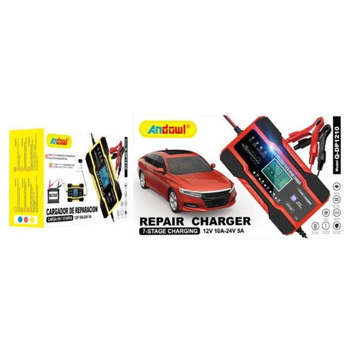 Andowl 12V Car Battery Charger Q-DP1210 new