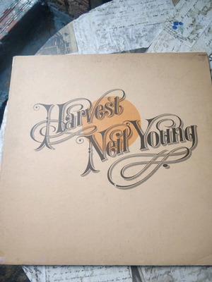 Δίσκος Neil Young Harvest LP μεταχειρισμένος, rock 1972