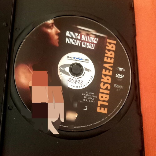 Irreversible DVD movie, drama thriller with subtitles