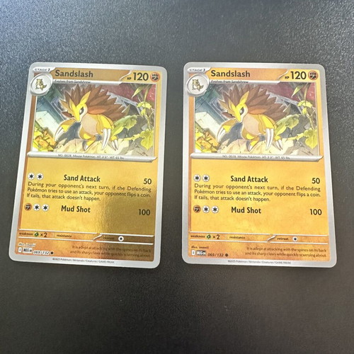 Sandslash 069/132 Mega Evolution Pokemon card