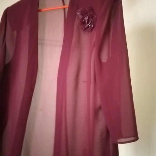 Women's grená set used (skirt, top, jacket)