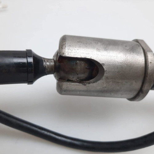 Industrial typography lamp 1950 with metal joints, 220V