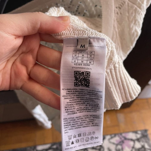 Guess Medium knitwear like new, white and beige