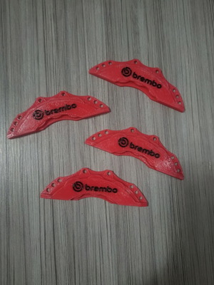 Brembo Keychain New, 3D Printed Car and Motorcycle Accessory
