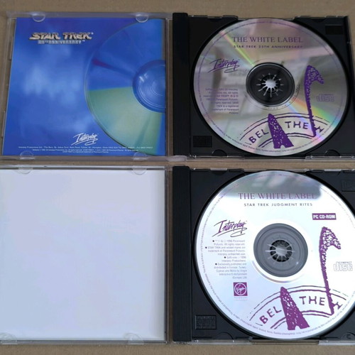 Star Trek 25th Anniversary + Judgment Rites PC CD-ROM like new