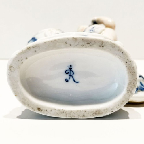 Johanson Roth Porcelain Cupid statue with amphora used