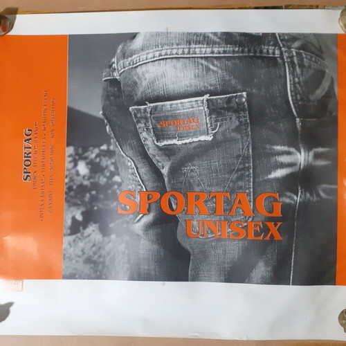 Sportag vintage poster pack of two like new