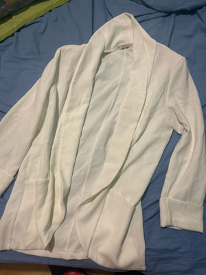 White jacket used, size S/36/8, lightweight