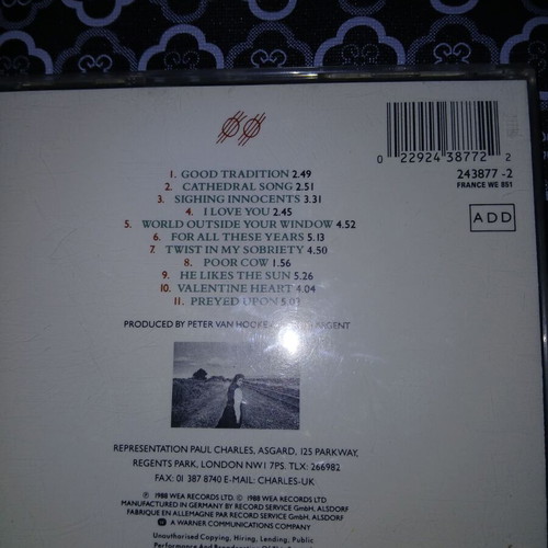 Tanita Tikaram Ancient Heart CD used, pop