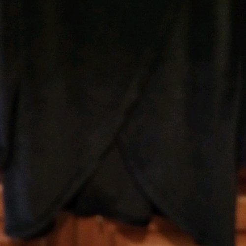 Velour blouse new, black, size M