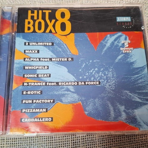 Hit Box 8 CD различни изпълнители употребяван, електронна музика