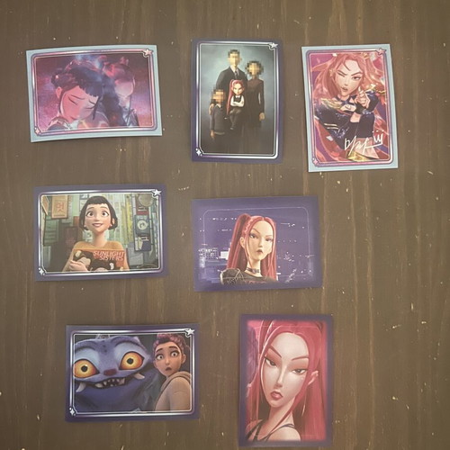 Kpop Demon Hunters stickers like new