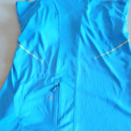Adidas women's athletic tank top used, size M, blue