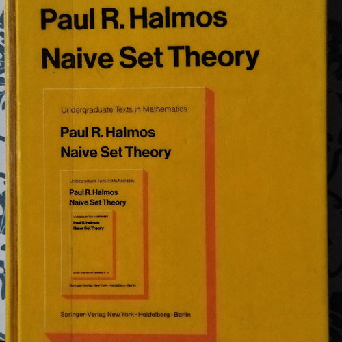 Naive Set Theory by Paul R. Halmos used