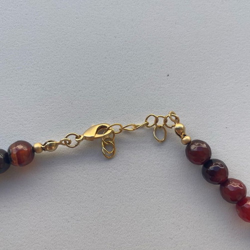 Necklace like new brown and gold