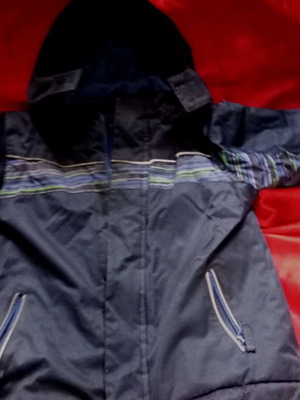 Children's jacket used, waterproof material, padded, size 110 cm