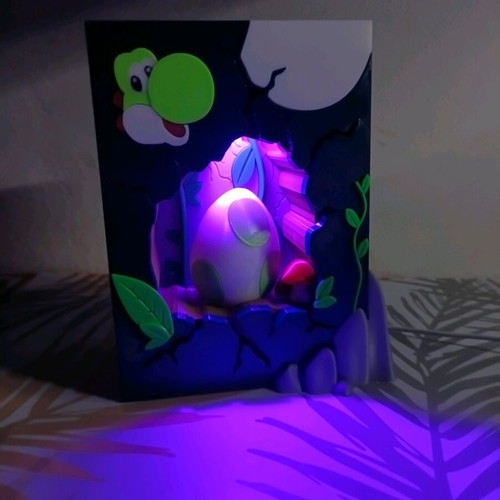 Yoshi RGB Lamp like new, retro gaming decoration