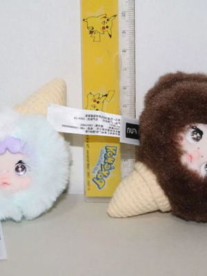 Nommi anime plush toys set, like new, penguin and ice cream bear