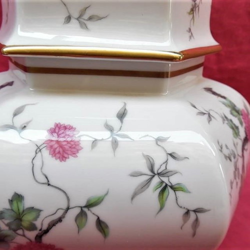 Seltmann Weiden Bavaria Royal China porcelain vase used, 1950s