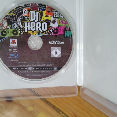 DJ Hero PS3 game used, missing manual