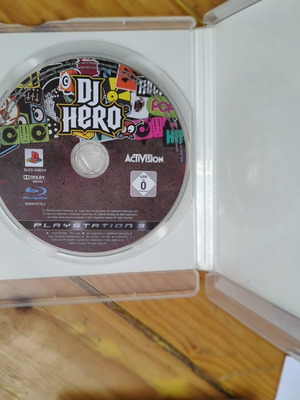 DJ Hero PS3 game used, missing manual