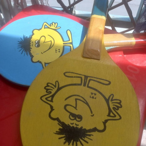 Vintage wooden rackets PIMI Marinopoulos set of 2 like new