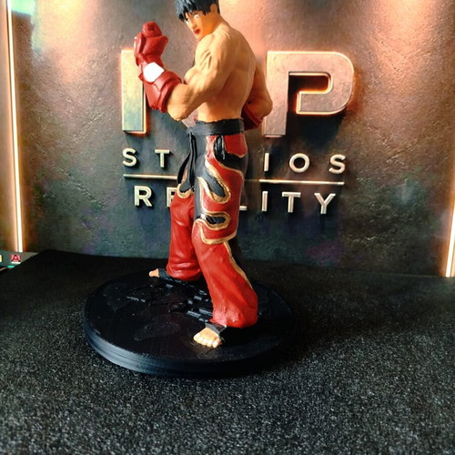 Jin Kazuma Tekken III official fighter figure new, 25 cm