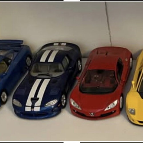 Bburago 1/24 scale 8 models like new