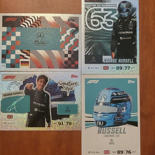 F1 Turbo Attax 2026 George Russell cards lot