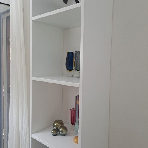 Bookcase MDF white lacquer SCIC Cucine d'Italia new