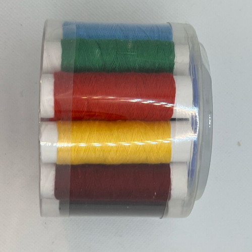 Sewing set new with various colored threads and needles