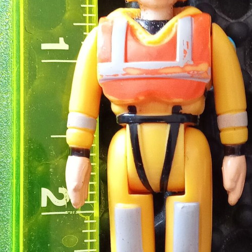Vintage pilot miniature used, Prisma 2010 toy figure