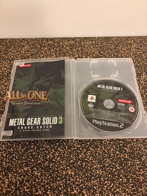 Metal Gear Solid 3 Snake Eater PS2 game
