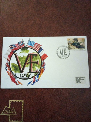 Collectible commemorative envelope 1985 new for 40 years British military postal service