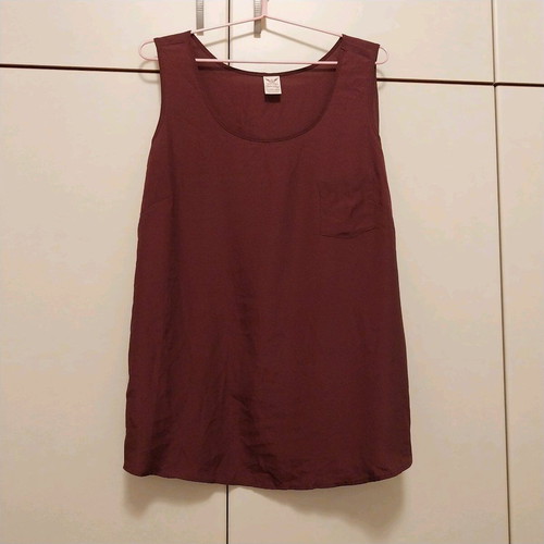 Faded Glory No 2X Purple Blouse like new, sleeveless plus size