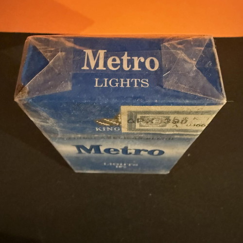 Metro Lights pack of 18 King Size, new, sealed with DRX 380 tax stamp