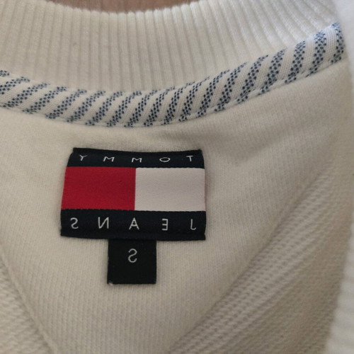 Tommy sweatshirt like new, white, size S