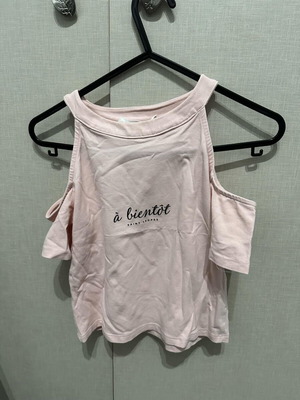 Women's blouse like new, summer style, pink, Terranova