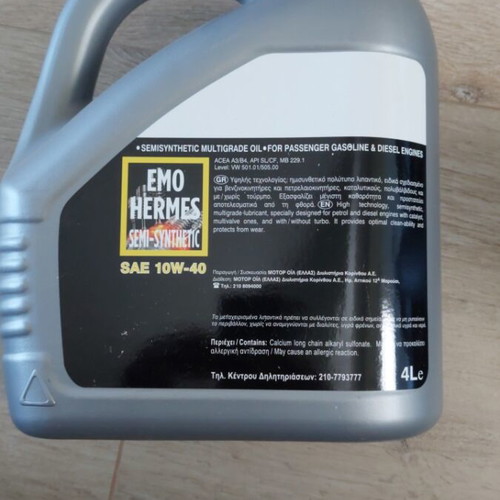 Engine oil 4 liters 10w-40 full synthetic