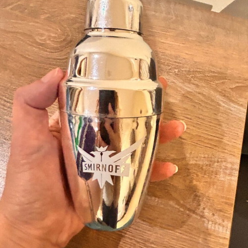 Small collectible plastic Smirnoff shaker used